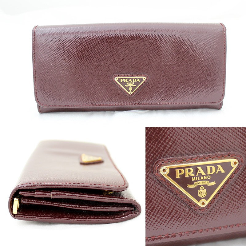 prada patent leather wallet  
